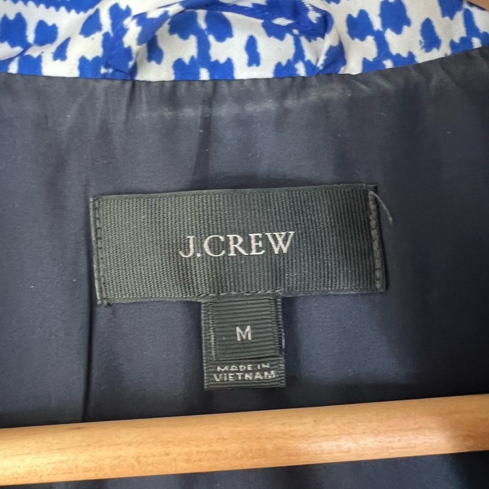 J Crew Fair Isle Quilted Down Vest, M - Picture 6 of 8